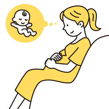 妊婦さんのイラスト
